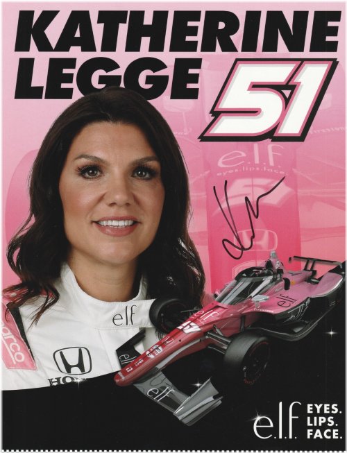Katherine Legge Indy 500 Hero Photo Card