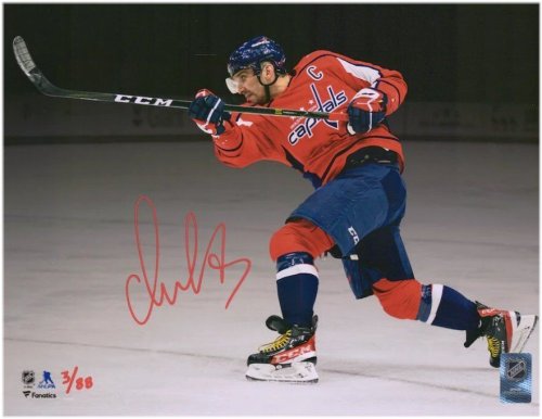 Ovechkin's Signed 11x14 Capitals Photo (Limited Edition)