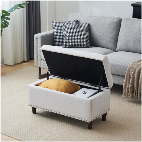 Cozy Storage Bench Ottoman