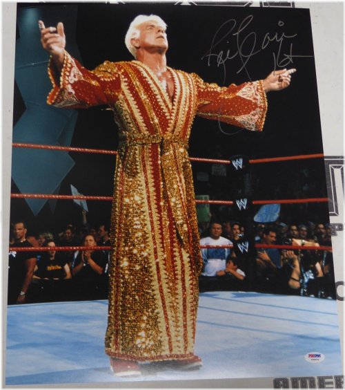 Championship Legacy: Ric Flair Autographed Wrestling Photo