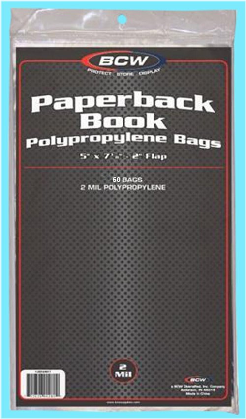 Paperback Preservation Bags