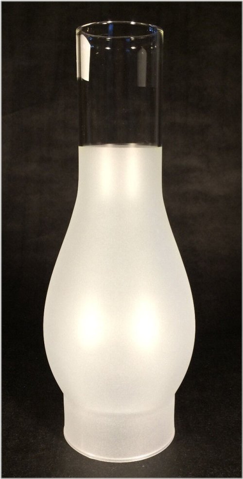 Frosted Glass Kerosene Lamp Chimney