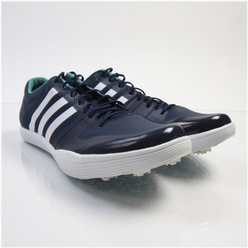 Navy/White Adizero Track Cleats