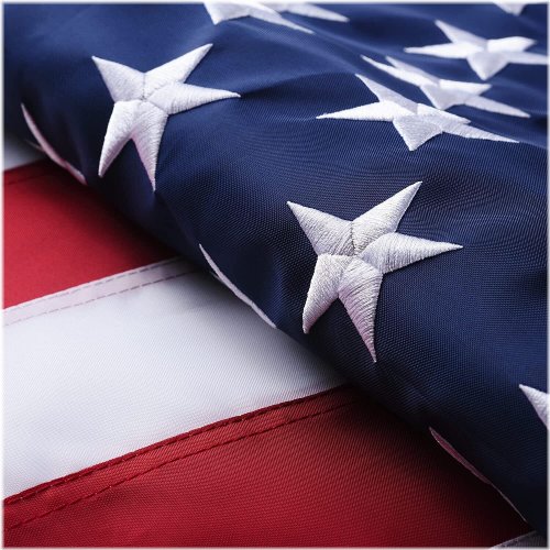 American Elegance Embroidered Flag