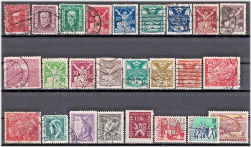 Vintage Czech Stamp Collection