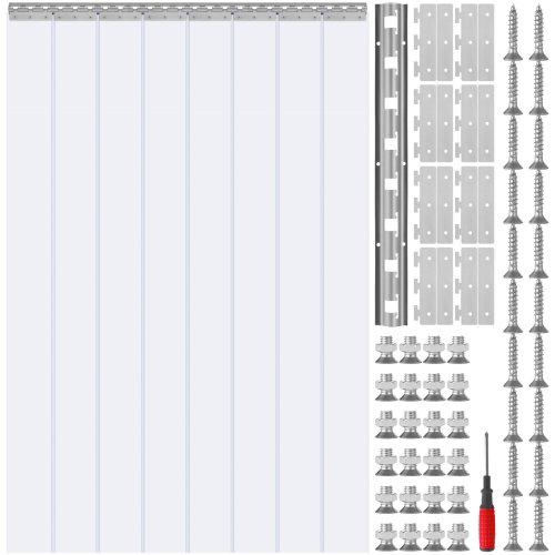 Cooler Freezer Clear Plastic Strip Curtain
