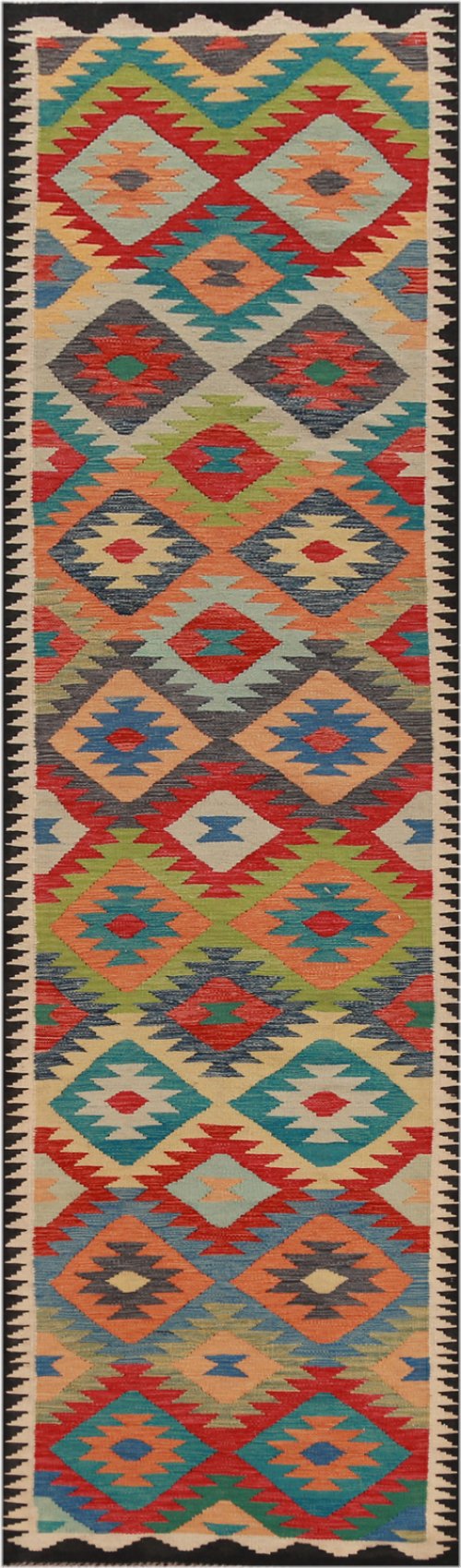 Pastel Wool Kilim Runner