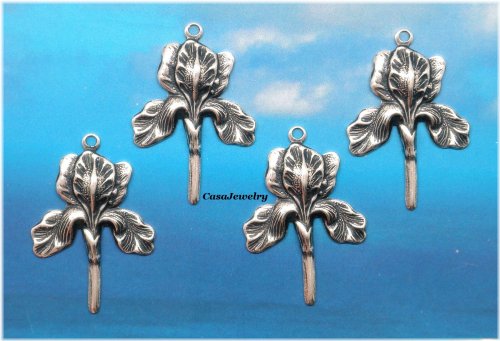 Iris Drop Sterling Findings