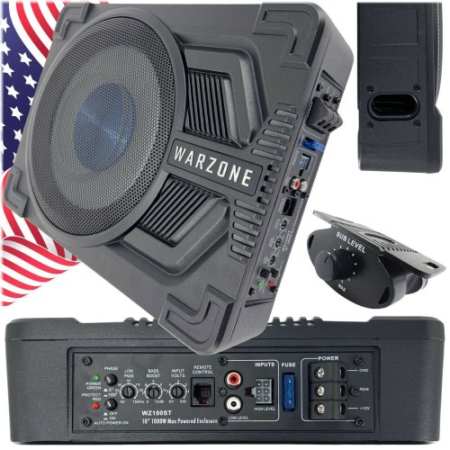 Compact 10" Powered Subwoofer Enclosure by Gravity Warzone