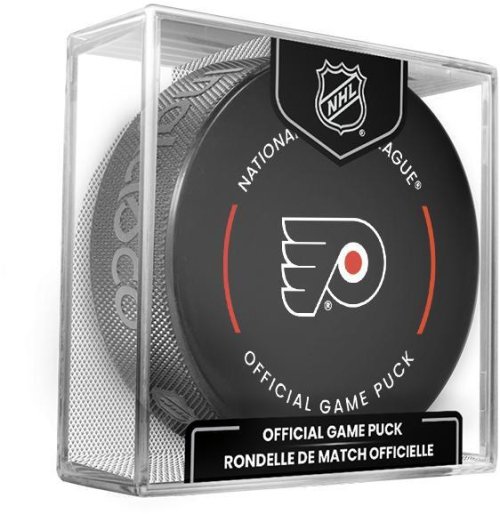 Flyers Game-Used NHL Puck