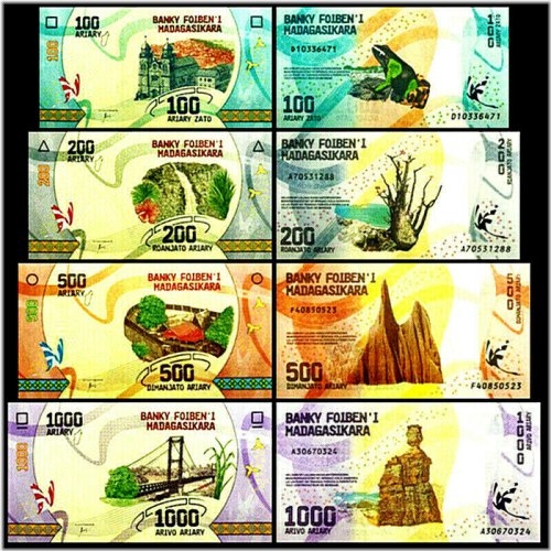 Madagascar Ariary Banknote Set