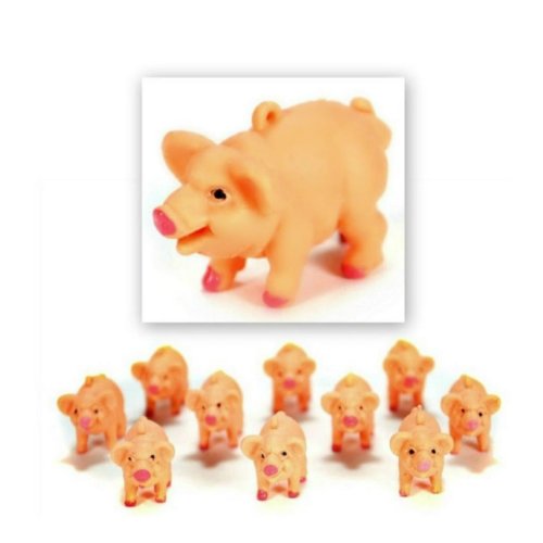 Piglet Party Pack - Assorted Soft Plastic Pigs for Crafting and Gifting