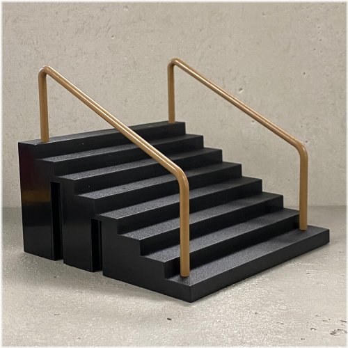 Midnight Staircase: 1/12 Scale Display Set for Dioramas (No Figures)