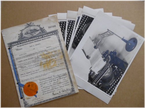 Mound City Typewriter Patent Collection