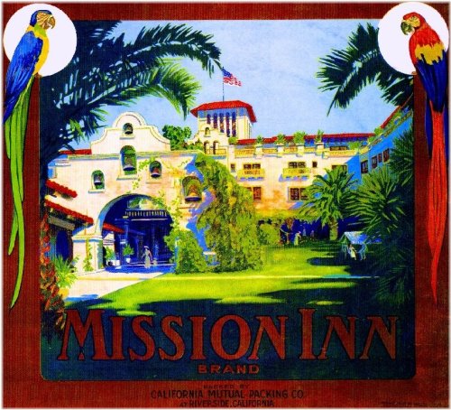 Mission Citrus Label Art Print