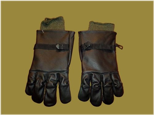 Combat-Ready Leather Gloves