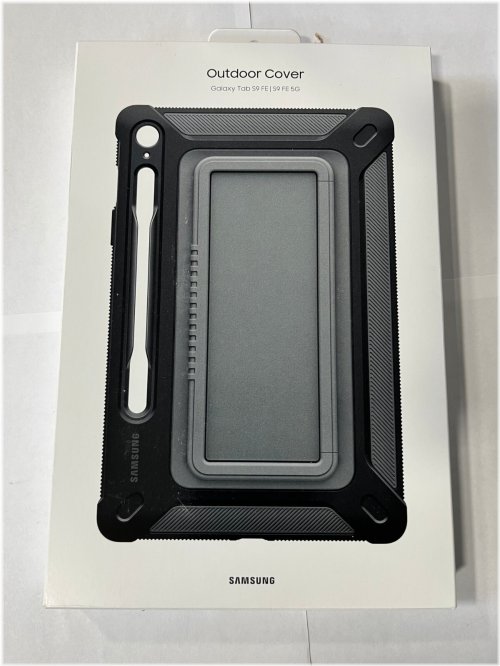 Samsung Galaxy Tab S9 FE Rugged Outdoor Cover Case with Kickstand