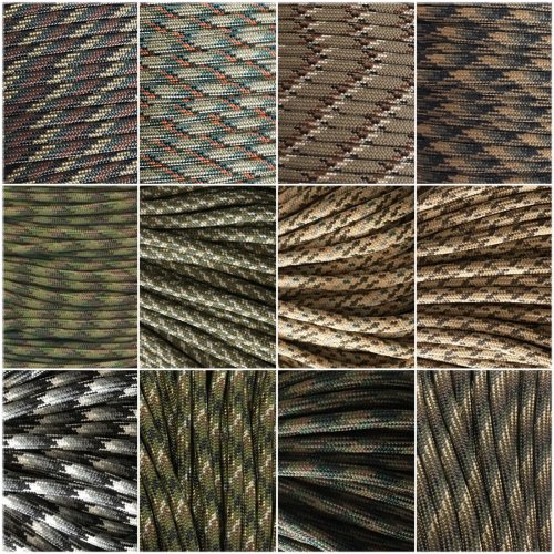 CamoFlex Paracord: Durable 550 lb Cordage for Outdoor Adventures