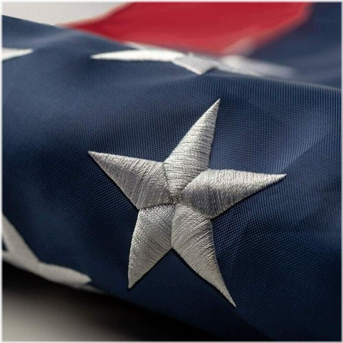 Heritage Stars & Stripes Embroidered Flag