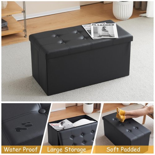 Cozy Storage Bench Ottoman