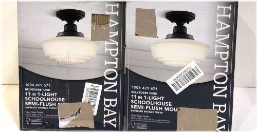 Bronze Park Semi Flush Mount