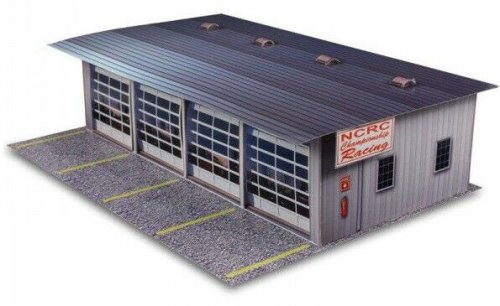 HO Scale Pit Garage Building Kit