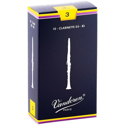 Harmony Tenor: Traditional Strength 3 Clarinet Reeds by Vandoren