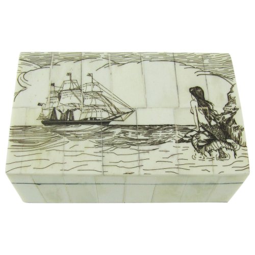 Oceanic Mermaid Trinket Box
