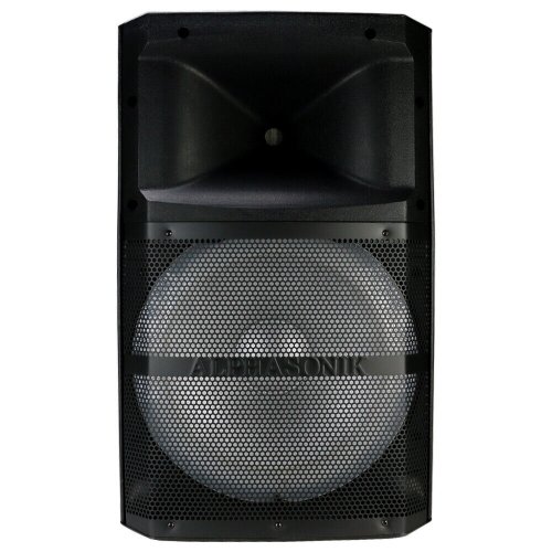 VenumSound 15-inch DJ Speaker System with Amplifier and Bluetooth Connectivity