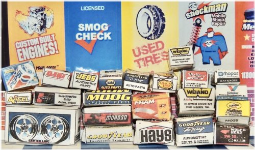 Garage Shop Miniature Display Set