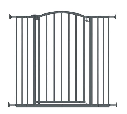 Gray Decor Extra Tall Baby Gate
