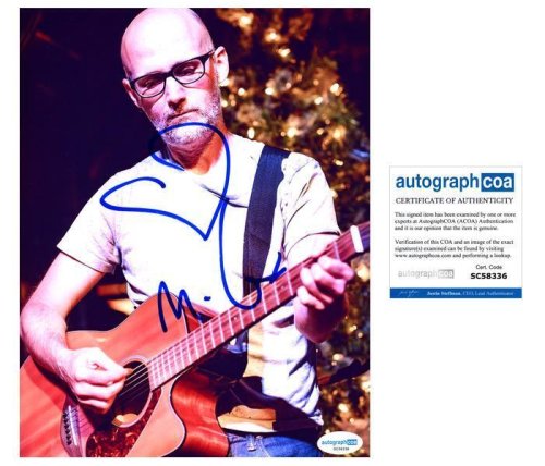 Moby Play" Signed 8x10 Photo Autograph
