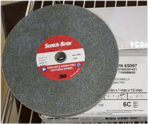 Scotch-Brite Finish Pro Ceramic Deburring Wheel