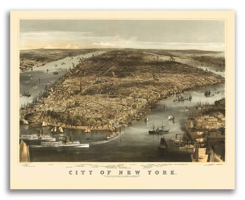 New York City in 1856: A Panoramic View