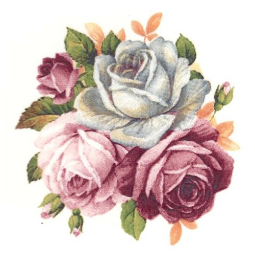 Rose Petal Ceramic Decals