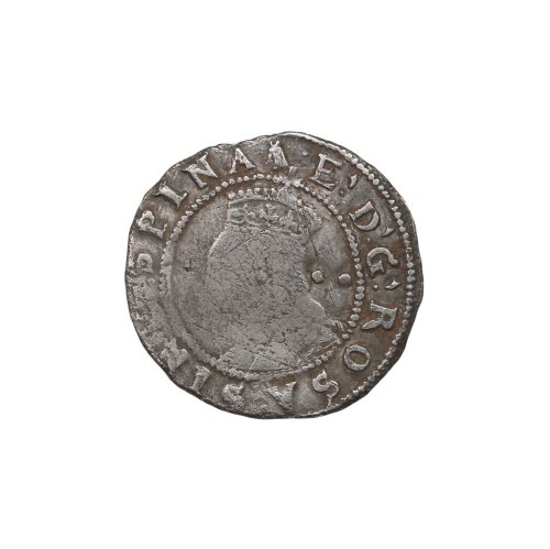 Queen Elizabeth I Silver Halfgroat 1582-1583 AD