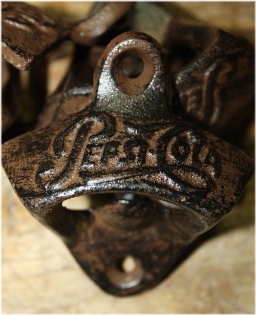 Vintage Iron Wall Mount Bottle Opener