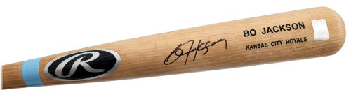Royals Legend Autographed Blonde Game Model Bat by Bo Jackson