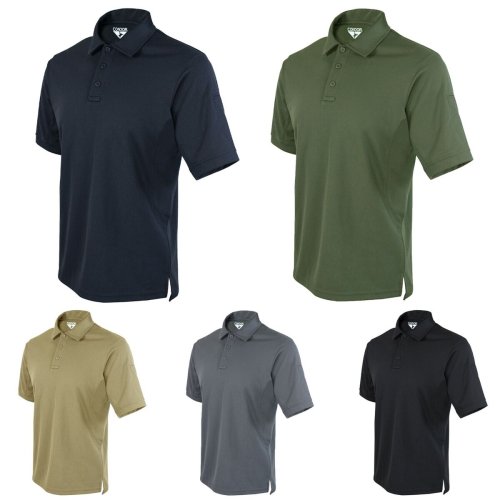 Dual-Pocket Performance Polo Shirt