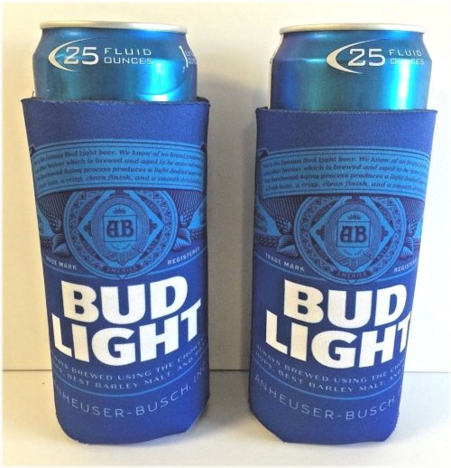 Oversized Can Koozie Set for Bud Light 24 oz