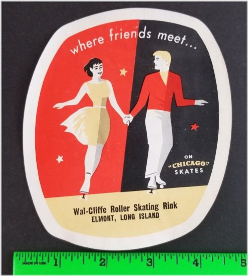 Roller Skating Nostalgia Decal Set