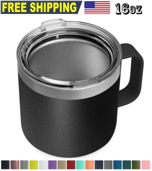 SipSafe Stainless Steel Insulated Coffee Tumbler