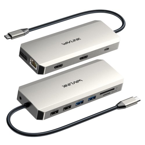 Tri-Display USB-C Hub for Multi-Device Connectivity