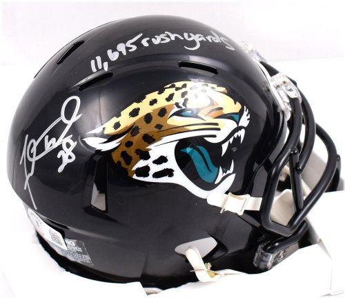 Fred Taylor Jaguars Mini Helmet with Beckett W Hologram