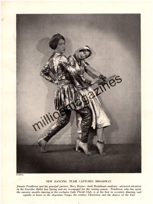 Dance Duo Vintage Theater Print