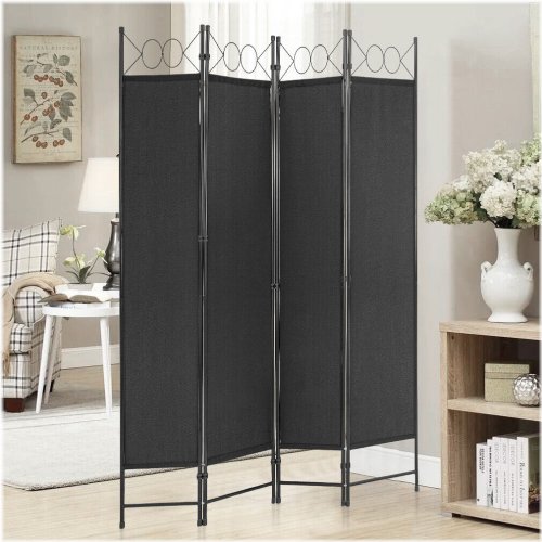 SteelFrame Privacy Screen - 4 Panel Room Divider