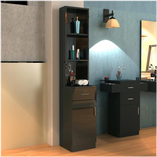 ChicCraft Salon Cabinet - Wall-Mounted Beauty Station