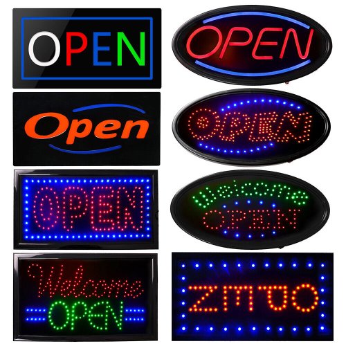 Radiant Glow Business Sign