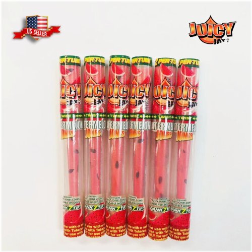 Watermelon Jones Flavored Cones with Dank Tip - Set of 6 Authentic Tubes