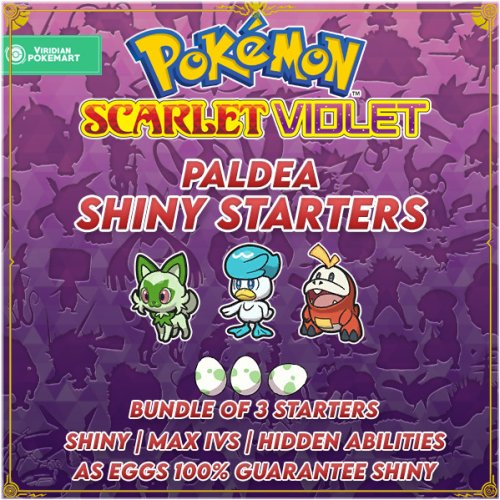 Pokémon Paldea's Shiny Starter Guide: Hatching the Perfect Team